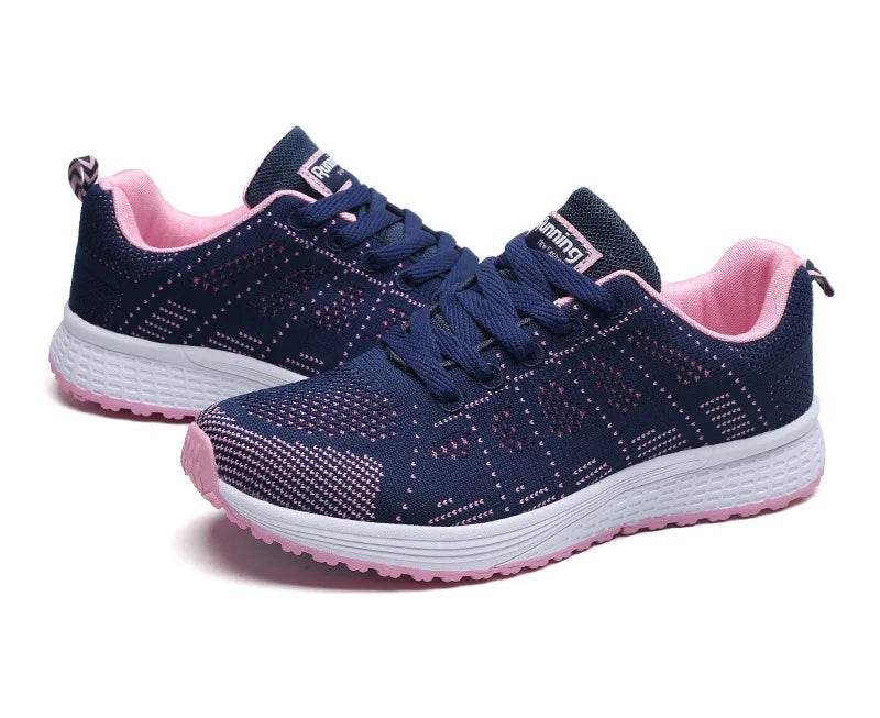 Women Breathable Casual Shoes - Fashion Mesh Flat Sneakers for Walking and Gym 2021 - BON's