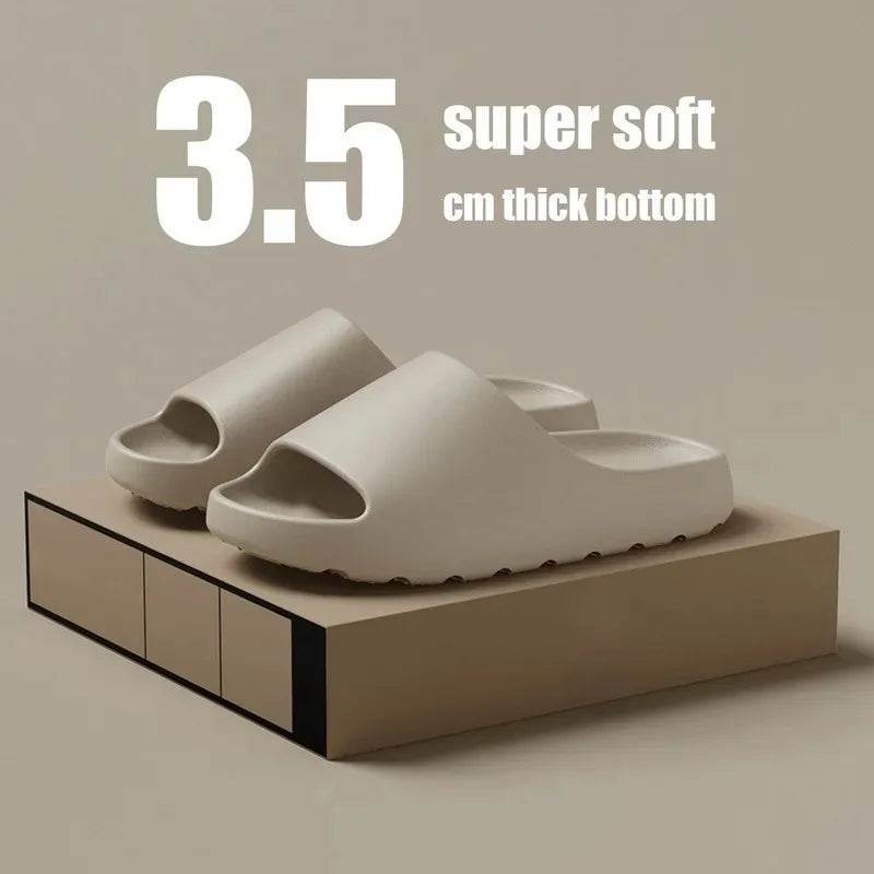Coconut Cloud Slippers Thick-Soled Sandals for Men and Women - Summer Fashion Soft Bottom EVA Beach Slides - BON's