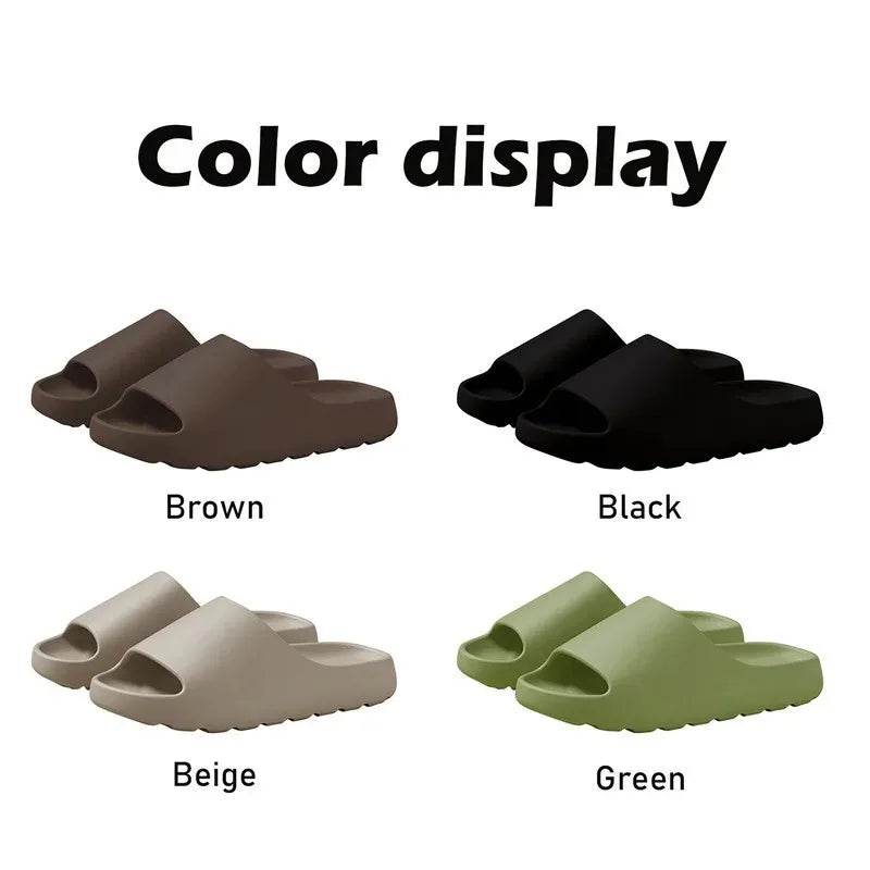Coconut Cloud Slippers Thick-Soled Sandals for Men and Women - Summer Fashion Soft Bottom EVA Beach Slides - BON's