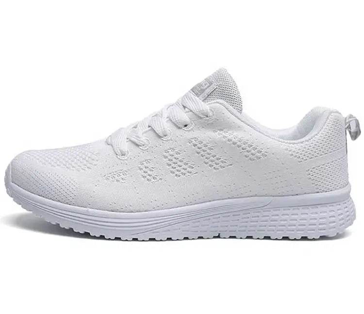 Women's Classic Sneakers - Casual Gym Sneakers for Women, White Vulcanize Shoes, Zapatillas Mujer - BON's