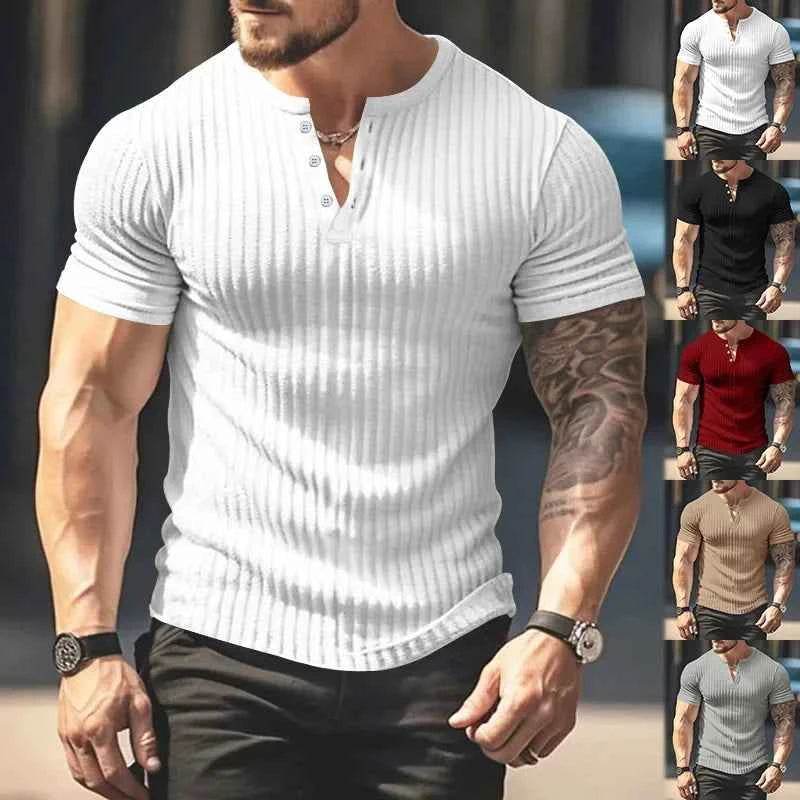 Summer knit T-shirt, Europe & US style - BON's