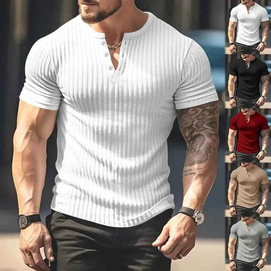 Summer knit T-shirt, Europe & US style - BON's