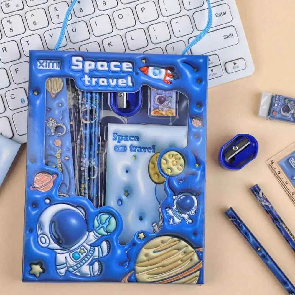 Cute Cartoon Stationery Set - 6-Piece Student Supplies - BON's