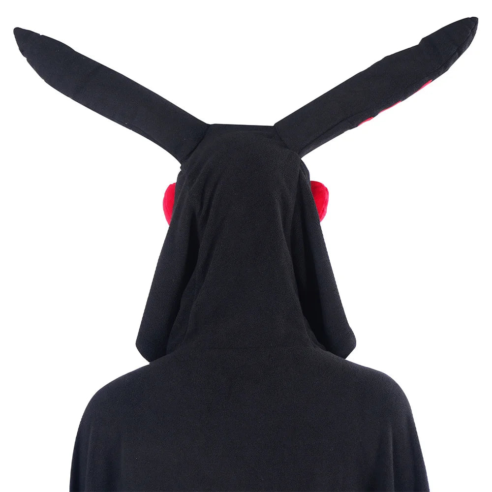 Adult Moth Cosplay Man Cloak Vampire Gloves Cape Hooded Clothing Costume Roleplay Outfits Halloween Carnival Party Disguise Suit