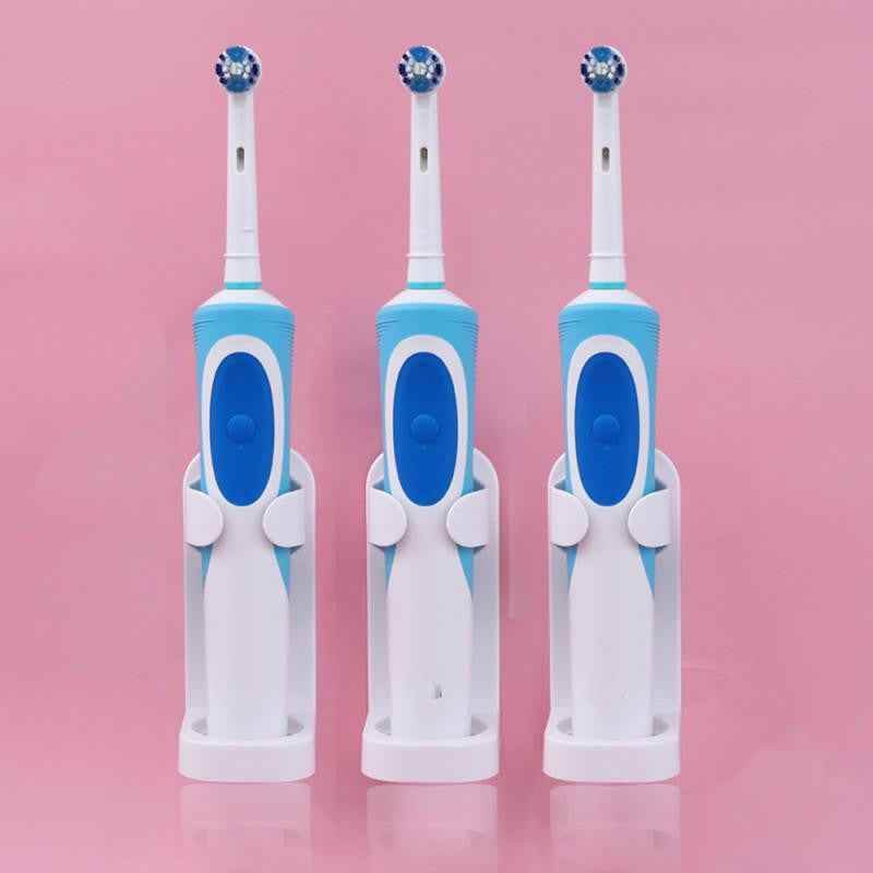 1pc Electric Toothbrush Holder - Wall-Mounted Toothbrush Stand Rack for 90% Electric Toothbrushes - Space-Saving, Easy-to-Clean, Modern Home Decor, Furniture for Bathroom, Ideal for Small Spaces - BON's