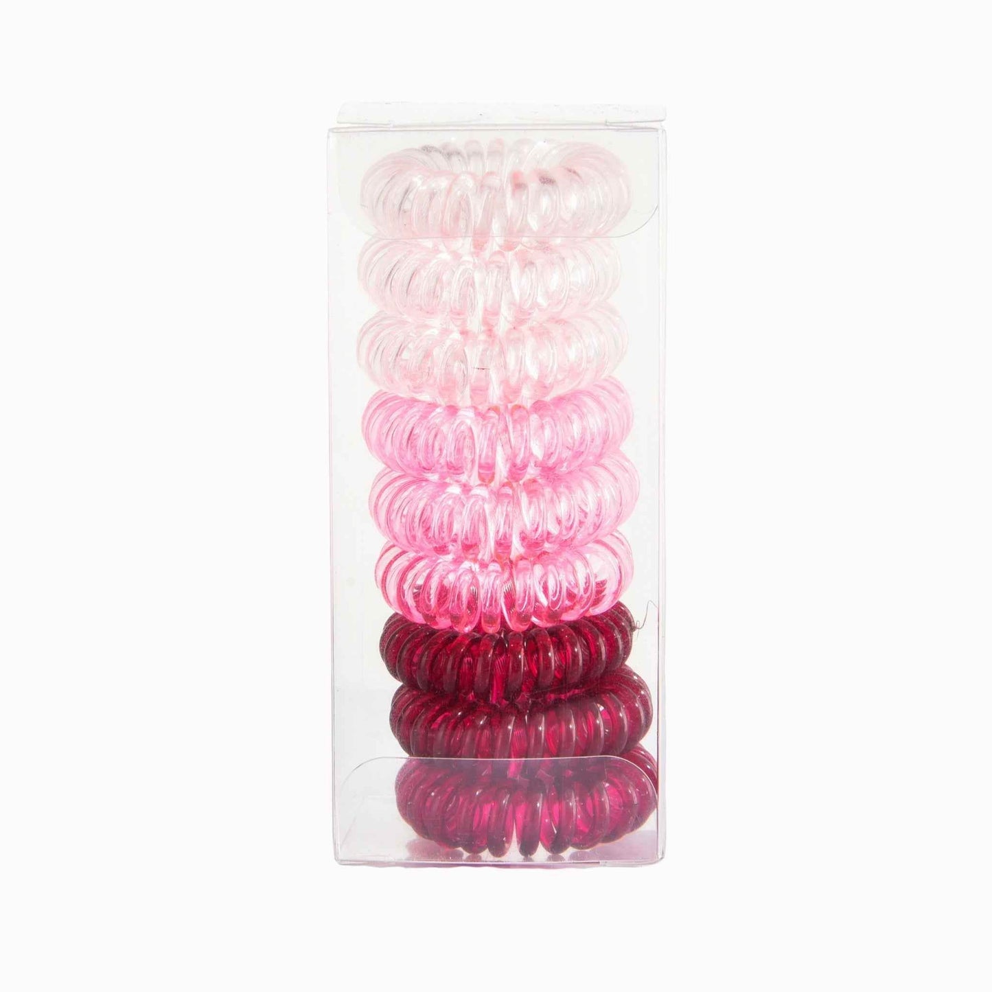 Spiral No-Crease Ponytail Holders for All-Day Comfort - 9 pcs - BON's