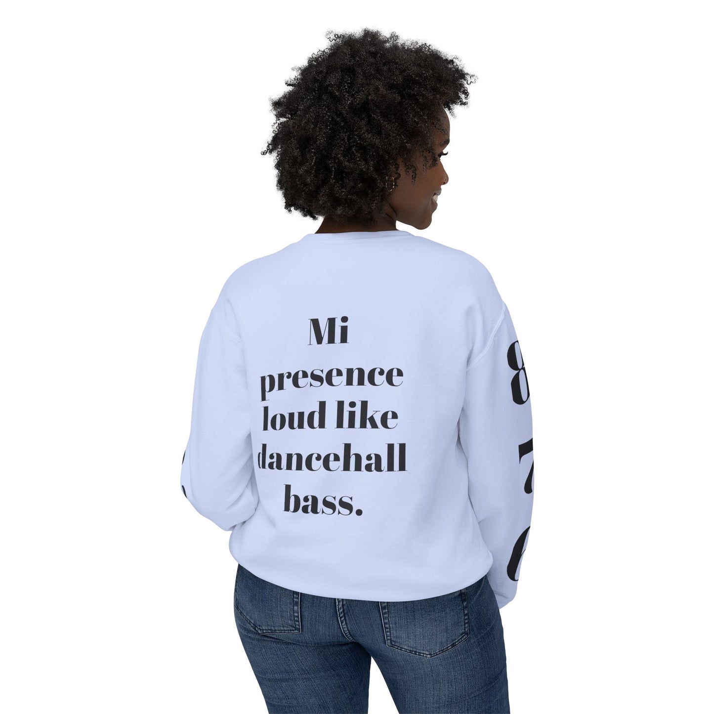 Bold Art Crewneck Sweatshirt for Creative Souls, Dancehall Vibe Apparel, Unique Gift for Artists, Comfortable Fashion Statement, [...]