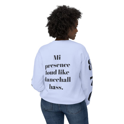 Bold Art Crewneck Sweatshirt for Creative Souls, Dancehall Vibe Apparel, Unique Gift for Artists, Comfortable Fashion Statement, [...]