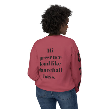 Bold Art Crewneck Sweatshirt for Creative Souls, Dancehall Vibe Apparel, Unique Gift for Artists, Comfortable Fashion Statement, [...]