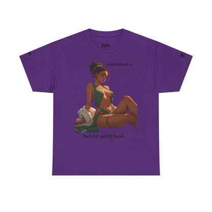 Vibrant Graphic Tee for Her, Fun Cotton Shirt, Funny Casual Wear, Unique Gift for Friends, Personal Style Statement