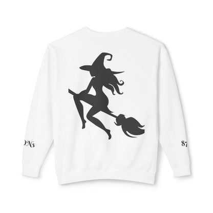 Witch Please Crewneck Sweatshirt, Women Halloween Apparel, Cozy Gift for Witches, Fall Fashion, Casual Wear, Spooky Season