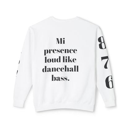 Bold Art Crewneck Sweatshirt for Creative Souls, Dancehall Vibe Apparel, Unique Gift for Artists, Comfortable Fashion Statement, [...]