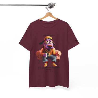 Vibrant Courage Graphic Tee, Fun Unisex Cotton Shirt, Funny Casual Wear, Unique Gift for Friends, Meme Apparel, Personal Style Statement