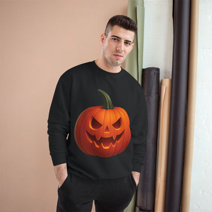 Halloween Pumpkin Champion Sweatshirt | Boo! Fall Fashion, Cozy Sweater, Spooky Season Gift, Autumn Apparel, Trick or Treat Style