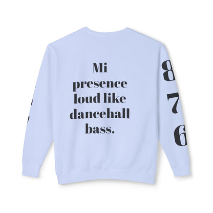 Bold Art Crewneck Sweatshirt for Creative Souls, Dancehall Vibe Apparel, Unique Gift for Artists, Comfortable Fashion Statement, [...]