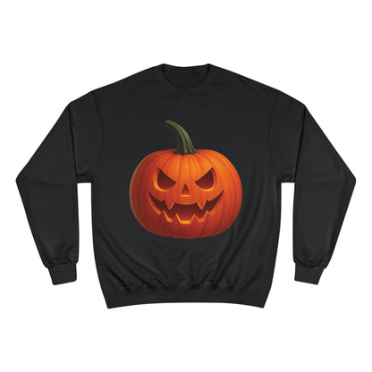 Halloween Pumpkin Champion Sweatshirt | Boo! Fall Fashion, Cozy Sweater, Spooky Season Gift, Autumn Apparel, Trick or Treat Style