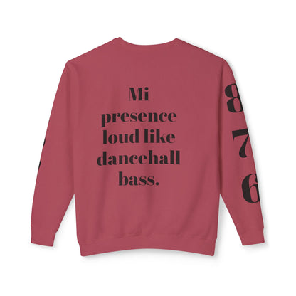 Bold Art Crewneck Sweatshirt for Creative Souls, Dancehall Vibe Apparel, Unique Gift for Artists, Comfortable Fashion Statement, [...]