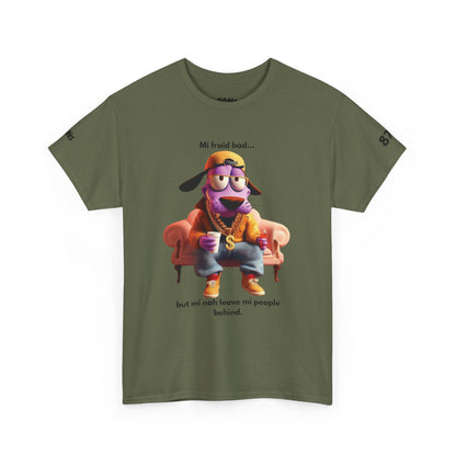 Vibrant Courage Graphic Tee, Fun Unisex Cotton Shirt, Funny Casual Wear, Unique Gift for Friends, Meme Apparel, Personal Style Statement