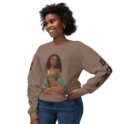 Bold Art Crewneck Sweatshirt for Creative Souls, Dancehall Vibe Apparel, Unique Gift for Artists, Comfortable Fashion Statement, [...]