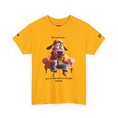 Vibrant Courage Graphic Tee, Fun Unisex Cotton Shirt, Funny Casual Wear, Unique Gift for Friends, Meme Apparel, Personal Style Statement