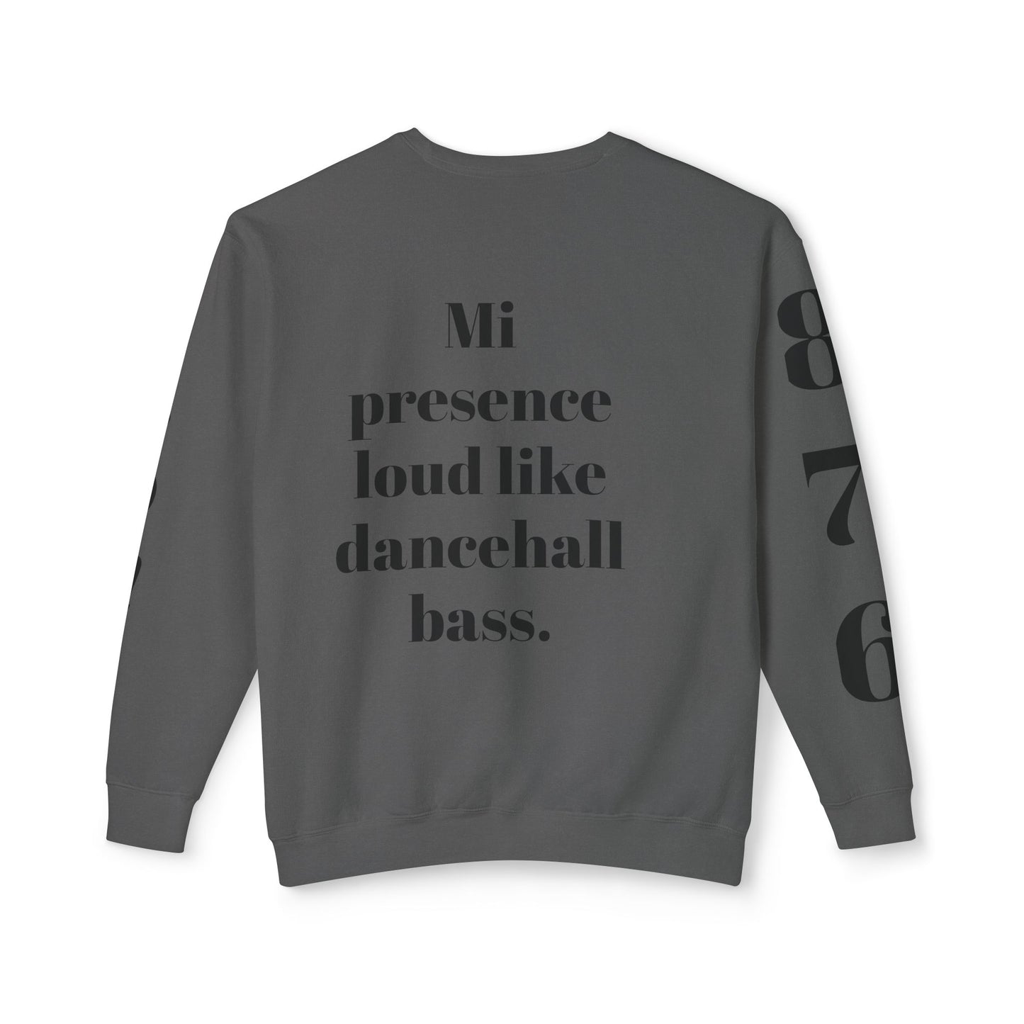 Bold Art Crewneck Sweatshirt for Creative Souls, Dancehall Vibe Apparel, Unique Gift for Artists, Comfortable Fashion Statement, [...]
