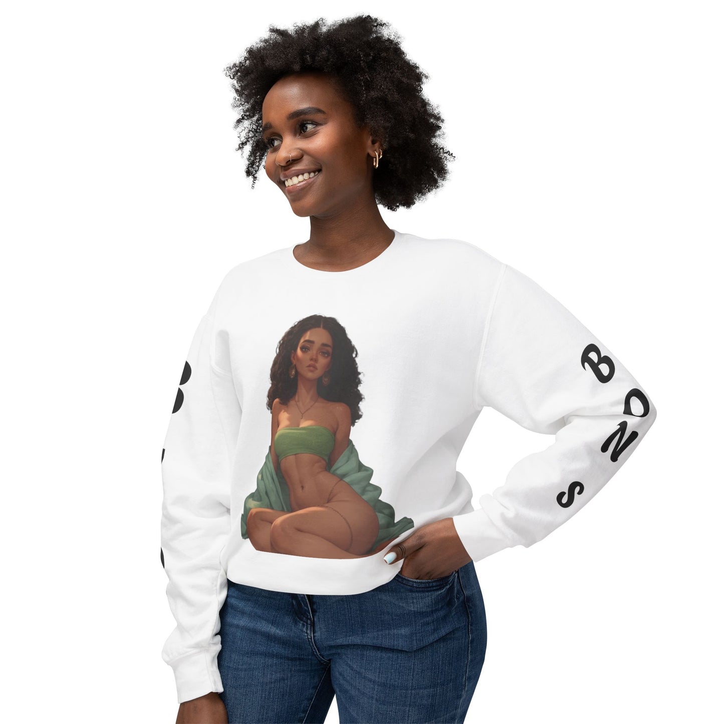 Bold Art Crewneck Sweatshirt for Creative Souls, Dancehall Vibe Apparel, Unique Gift for Artists, Comfortable Fashion Statement, [...]