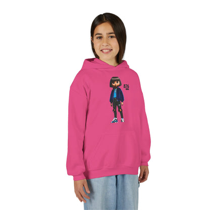 Youth Fashion Hoodie with Trendy Graphic, Cool Casual Wear for Kids, Gift for Birthday, Back-to-School, Everyday Style
