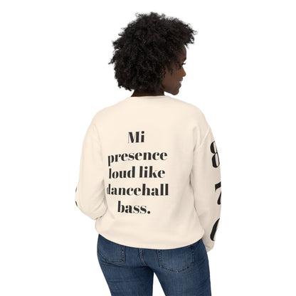 Bold Art Crewneck Sweatshirt for Creative Souls, Dancehall Vibe Apparel, Unique Gift for Artists, Comfortable Fashion Statement, [...]