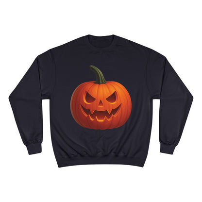 Halloween Pumpkin Champion Sweatshirt | Boo! Fall Fashion, Cozy Sweater, Spooky Season Gift, Autumn Apparel, Trick or Treat Style