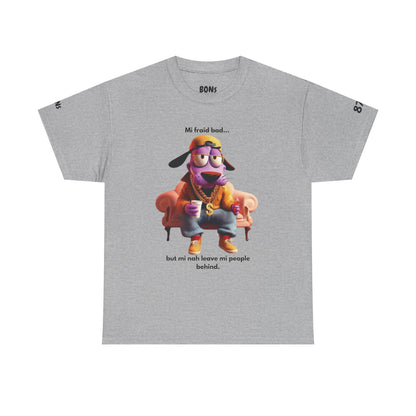 Vibrant Courage Graphic Tee, Fun Unisex Cotton Shirt, Funny Casual Wear, Unique Gift for Friends, Meme Apparel, Personal Style Statement