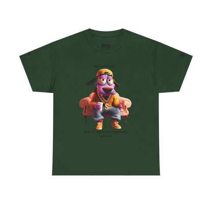 Vibrant Courage Graphic Tee, Fun Unisex Cotton Shirt, Funny Casual Wear, Unique Gift for Friends, Meme Apparel, Personal Style Statement