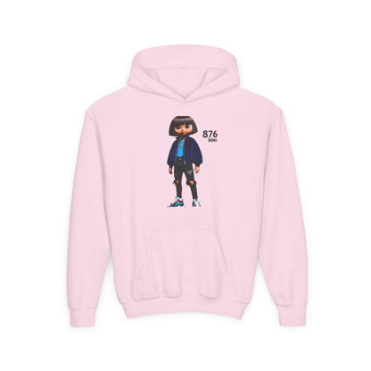 Youth Fashion Hoodie with Trendy Graphic, Cool Casual Wear for Kids, Gift for Birthday, Back-to-School, Everyday Style