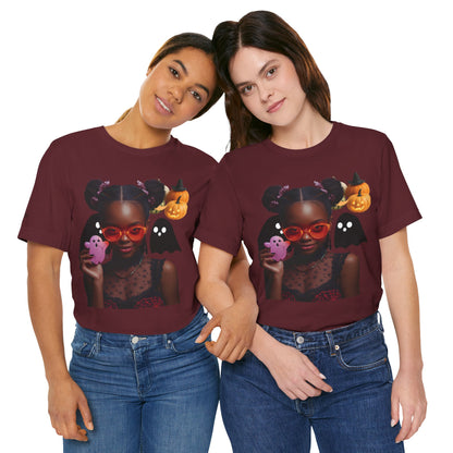 Spooky Chic Tee - Cute Halloween T-Shirt, Trendy Graphic Tee, Unisex Halloween Shirt, Party Apparel, Unique Gift Ideas