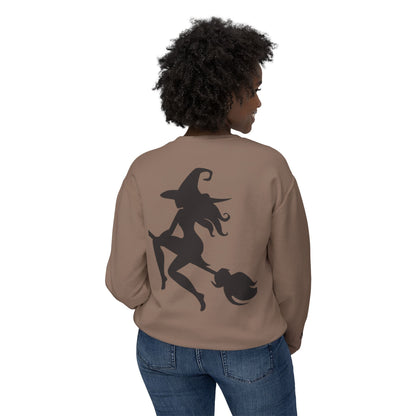 Witch Please Crewneck Sweatshirt, Women Halloween Apparel, Cozy Gift for Witches, Fall Fashion, Casual Wear, Spooky Season