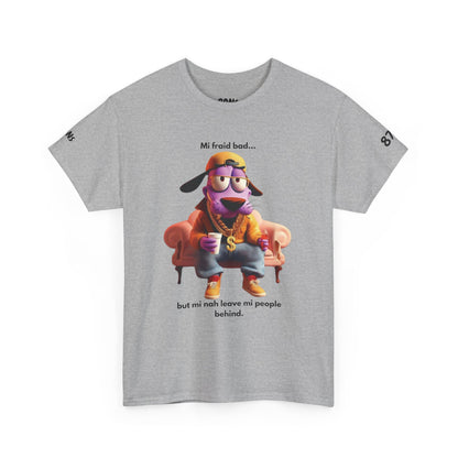 Vibrant Courage Graphic Tee, Fun Unisex Cotton Shirt, Funny Casual Wear, Unique Gift for Friends, Meme Apparel, Personal Style Statement