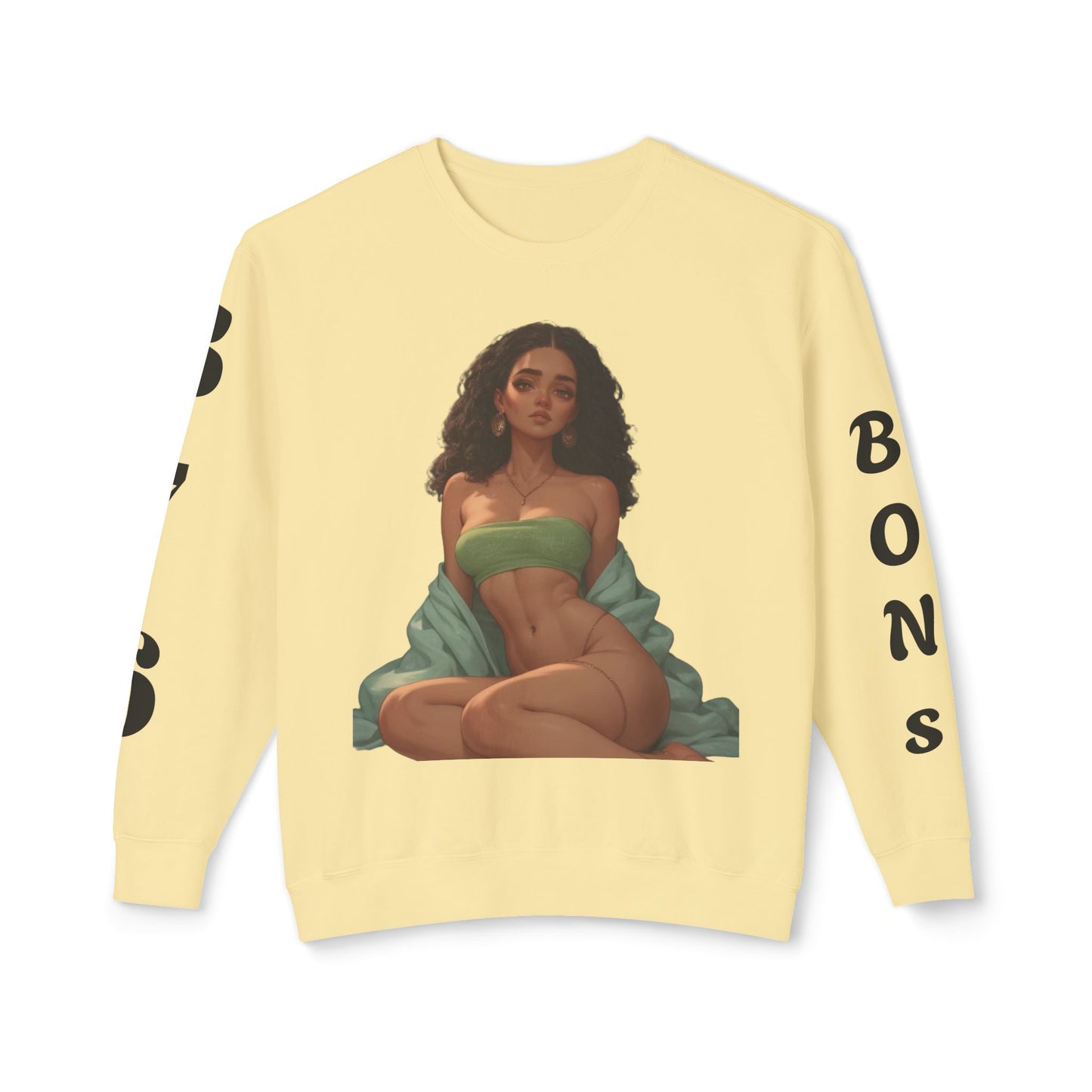 Bold Art Crewneck Sweatshirt for Creative Souls, Dancehall Vibe Apparel, Unique Gift for Artists, Comfortable Fashion Statement, [...]