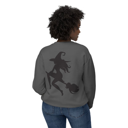 Witch Please Crewneck Sweatshirt, Women Halloween Apparel, Cozy Gift for Witches, Fall Fashion, Casual Wear, Spooky Season