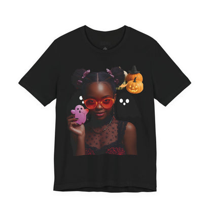 Spooky Chic Tee - Cute Halloween T-Shirt, Trendy Graphic Tee, Unisex Halloween Shirt, Party Apparel, Unique Gift Ideas