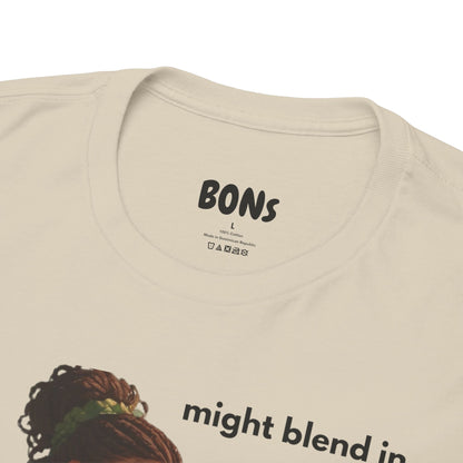 Vibrant Graphic Tee for Her, Fun Cotton Shirt, Funny Casual Wear, Unique Gift for Friends, Personal Style Statement