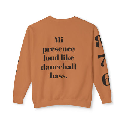 Bold Art Crewneck Sweatshirt for Creative Souls, Dancehall Vibe Apparel, Unique Gift for Artists, Comfortable Fashion Statement, [...]