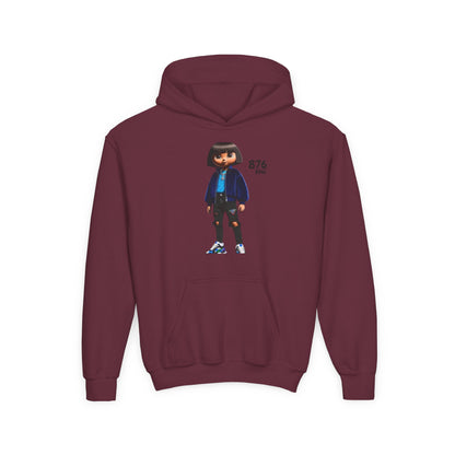 Youth Fashion Hoodie with Trendy Graphic, Cool Casual Wear for Kids, Gift for Birthday, Back-to-School, Everyday Style