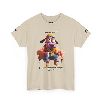 Vibrant Courage Graphic Tee, Fun Unisex Cotton Shirt, Funny Casual Wear, Unique Gift for Friends, Meme Apparel, Personal Style Statement