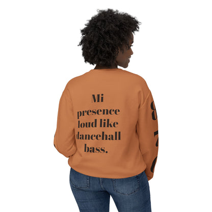 Bold Art Crewneck Sweatshirt for Creative Souls, Dancehall Vibe Apparel, Unique Gift for Artists, Comfortable Fashion Statement, [...]