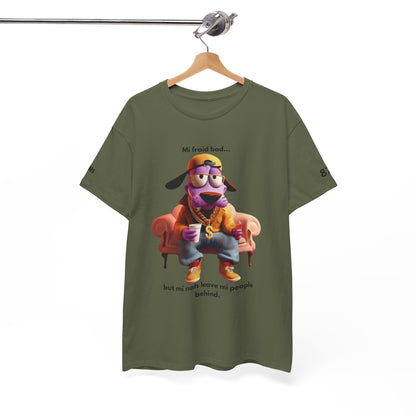 Vibrant Courage Graphic Tee, Fun Unisex Cotton Shirt, Funny Casual Wear, Unique Gift for Friends, Meme Apparel, Personal Style Statement
