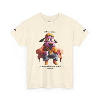 Vibrant Courage Graphic Tee, Fun Unisex Cotton Shirt, Funny Casual Wear, Unique Gift for Friends, Meme Apparel, Personal Style Statement