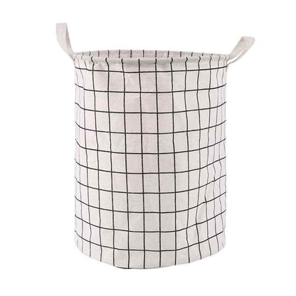 1pc Round Laundry Basket - Portable Dirty Clothes Hamper & Storage Bucket - BON's