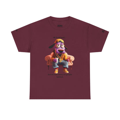 Vibrant Courage Graphic Tee, Fun Unisex Cotton Shirt, Funny Casual Wear, Unique Gift for Friends, Meme Apparel, Personal Style Statement