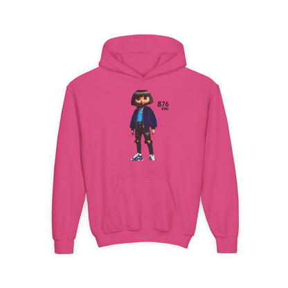 Youth Fashion Hoodie with Trendy Graphic, Cool Casual Wear for Kids, Gift for Birthday, Back-to-School, Everyday Style