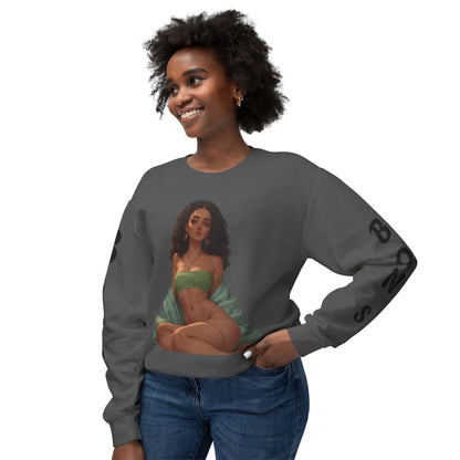Bold Art Crewneck Sweatshirt for Creative Souls, Dancehall Vibe Apparel, Unique Gift for Artists, Comfortable Fashion Statement, [...]