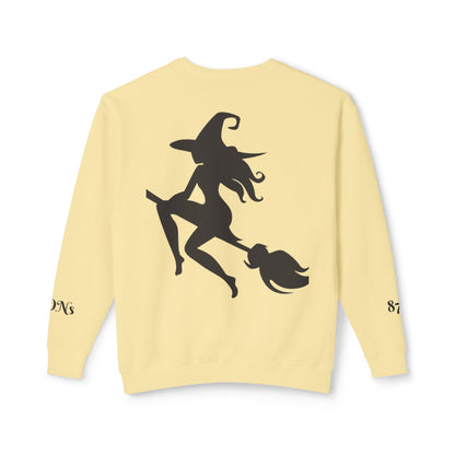 Witch Please Crewneck Sweatshirt, Women Halloween Apparel, Cozy Gift for Witches, Fall Fashion, Casual Wear, Spooky Season